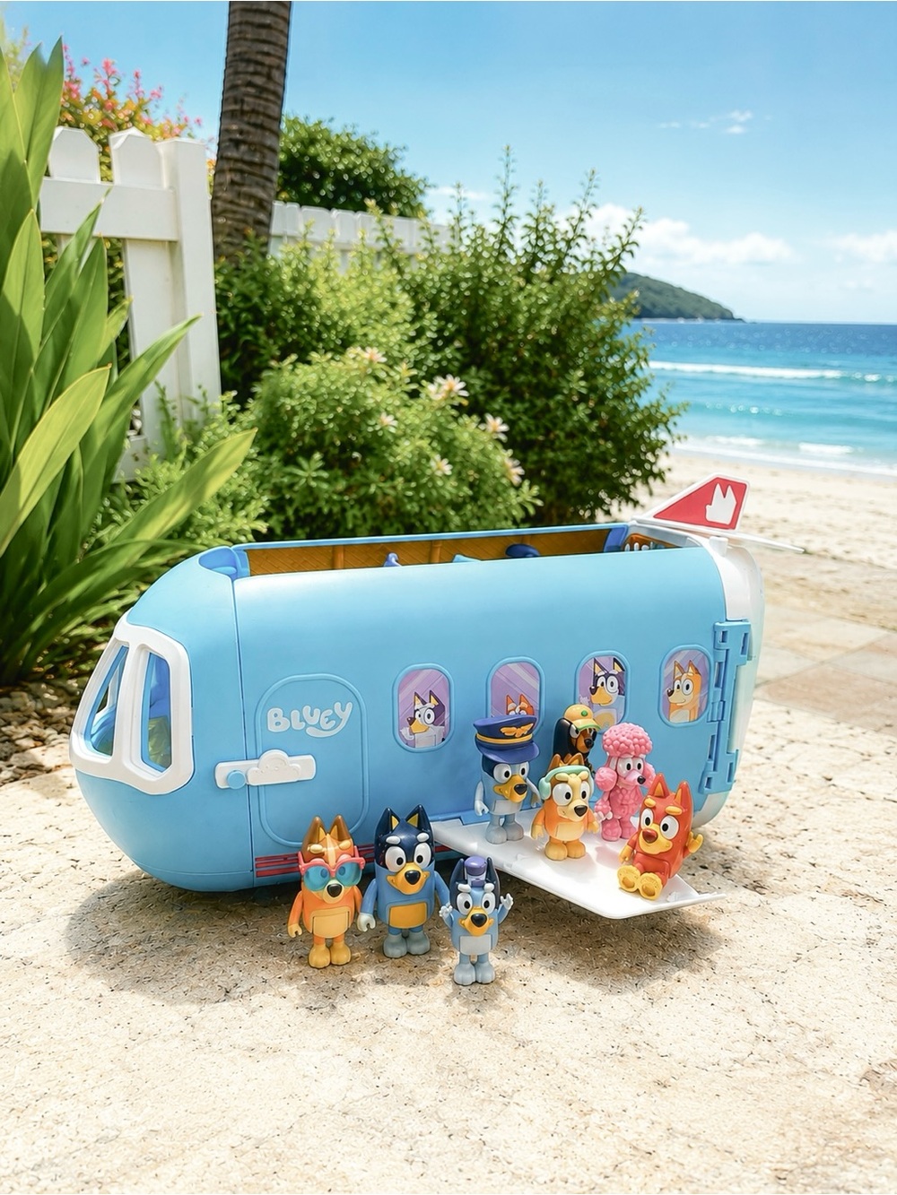 Bluey 3-in-1 Transforming Airplane Boat Playset Play Set